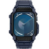 Spigen Rugged Armor Pro - Strap With Case For Apple Watch 10 46 Mm (Navy Blue) - (ACS08606)