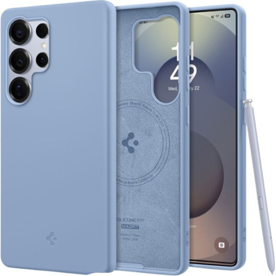 Spigen Silicone Fit Mag Magsafe - Case For Samsung Galaxy S25 Ultra (Sapphire Blue) - (ACS09018)