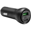 Spigen Steadiboost F31QC - USB-C 27W Pd & USB-A 18W QC3.0 Car Charger (Black) - (000CP25597)