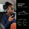 Spigen Steadiboost F31QC - USB-C 27W Pd & USB-A 18W QC3.0 Car Charger (Black) - (000CP25597)