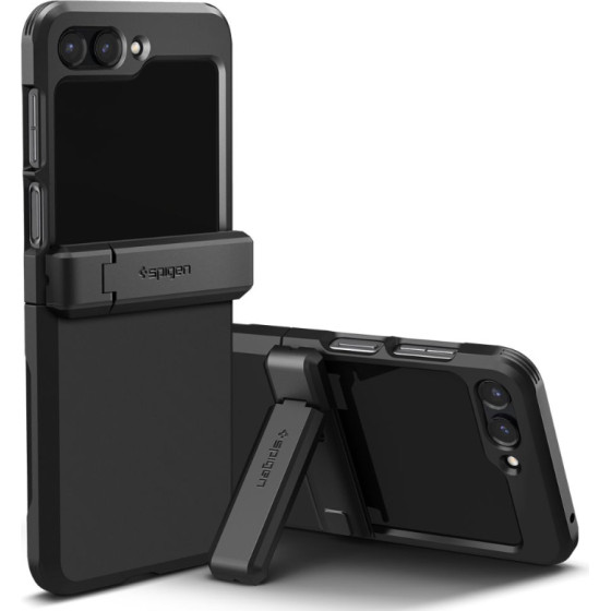 Spigen Tough Armor Pro - Case For Samsung Galaxy Z Flip 5 (Black) - (ACS06227)