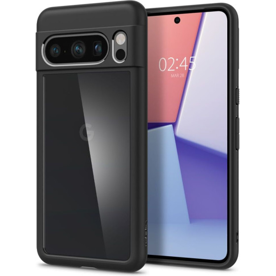 Spigen Ultra Hybrid - Case For Google Pixel 8 Pro (Black) - (ACS06317)