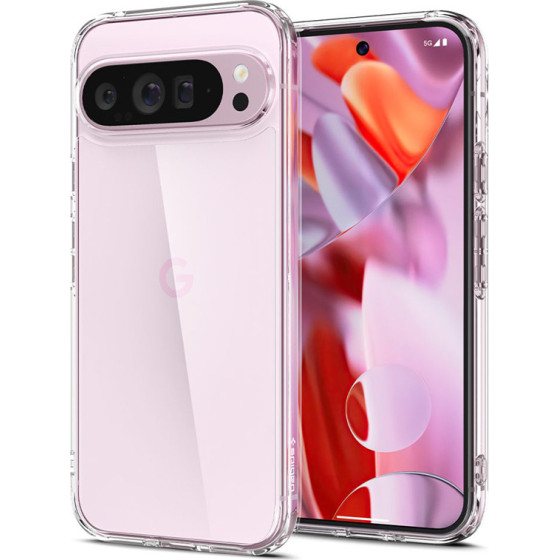 Spigen Ultra Hybrid - Case For Google Pixel 9 Pro Xl (Crystal Clear) - (ACS07721)