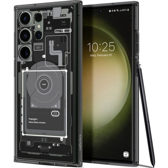 Spigen Ultra Hybrid - Case For Samsung Galaxy S23 Ultra (Zero One) - (ACS05620)