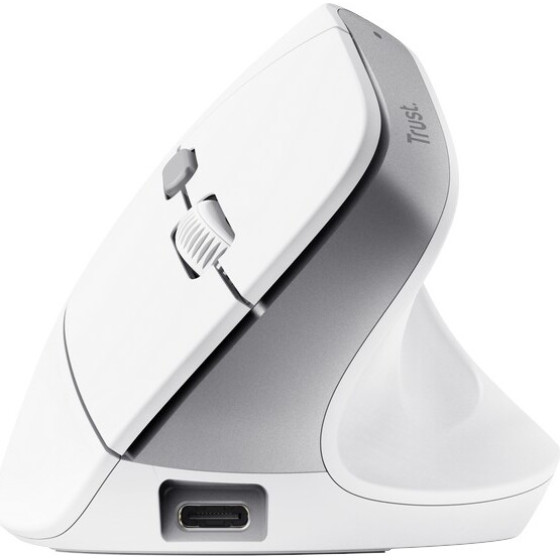 Trust Bayo Ii - Ergonomic Wireless Mouse (White) - (25398)