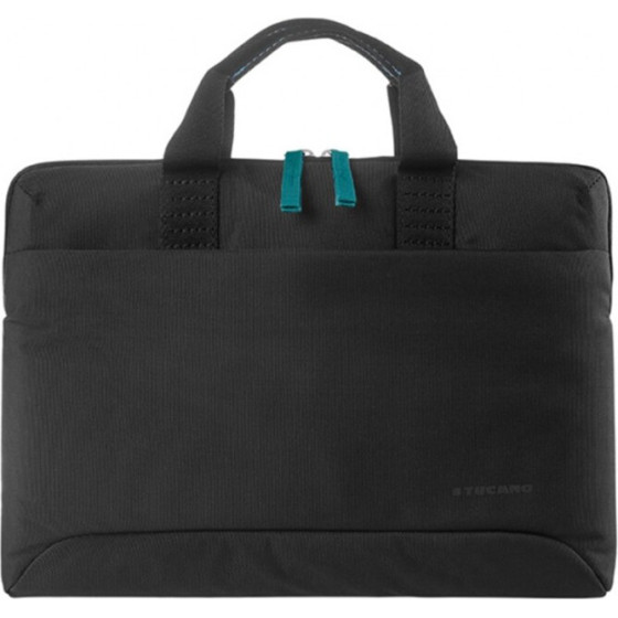 TUCANO Smilza Super Slim Bag - Bag For Bag For Macbook Pro 14'' / Air 15'' / Pro 13'' /Air / Notebook 14'' / 13'' (Black) - (BSM1314-BK)