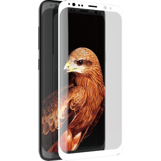 X-Doria Armour 3D Glass - Tempered Glass 9H Screen Protector For Samsung Galaxy S8 (White Edge) - (457606)