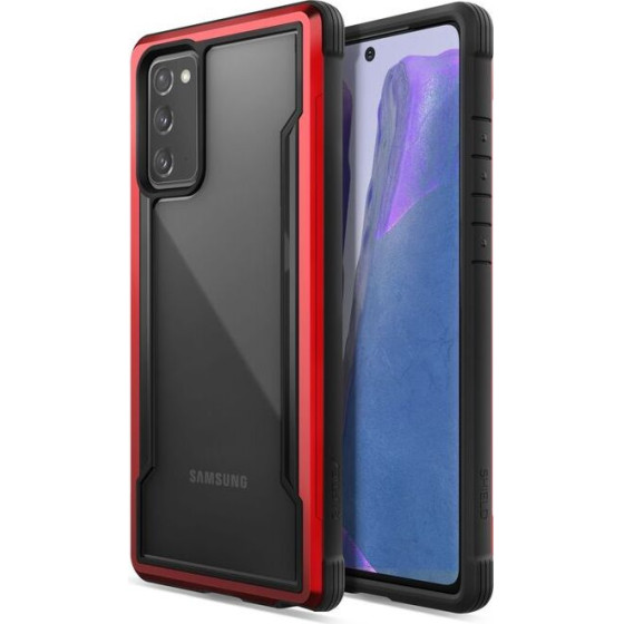 X-Doria Raptic Shield - Aluminum Case For Samsung Galaxy Note 20 (Drop Test 3m) (Red) - (490771)