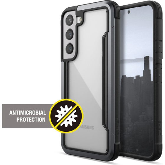 X-Doria Raptic Shield Pro - Case For Samsung Galaxy S22 5G (Antimicrobial Protection) (Black) - (462846)