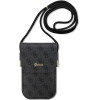 Guess 4G Metal Script Logo Handbag - Black - (GUE002965-0)