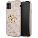 Guess GUHCN614GMgpi Iphone 11 6.1 / Xr Pink / Pink Hardcase 4G Big Metal Logo - (GUE001425-0)