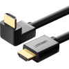 Ugreen Angled Hdmi Cable (90�) 4K 2m Black (HD103) - (10173-ugreen)