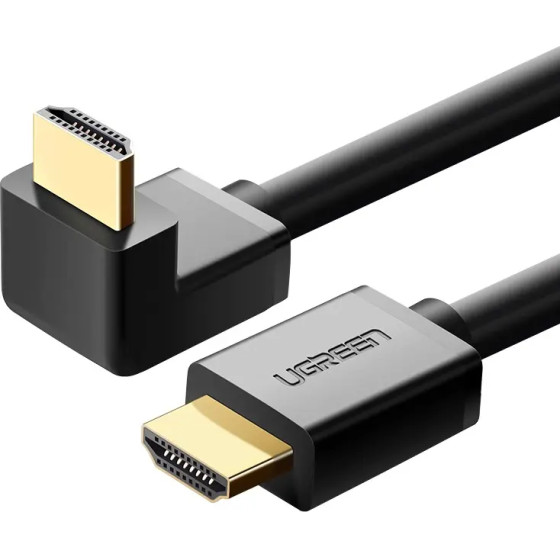 Ugreen Angled Hdmi Cable (90�) 4K 2m Black (HD103) - (10173-ugreen)