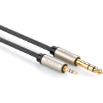 Ugreen AV127 10630 Audio Trs Cable Mini Jack 3.5mm / Jack 6.35mm 5m - Gray - (10630-ugreen)