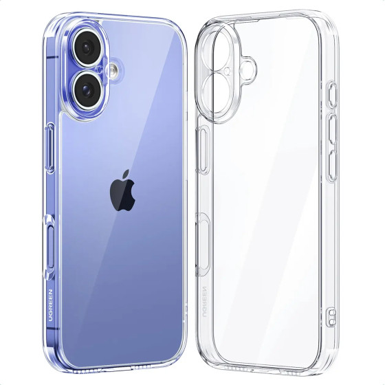 Ugreen Classy Clear Protective Case For Iphone 16 - Transparent - (CA105)