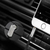 Ugreen Flat Cable Audio Cable Aux 3.5mm Mini Jack 1m Silver (10597) - (6957303815975)
