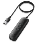 Ugreen Hub Usb Type A Splitter - 4x Usb 3.2 Gen 1 Black (CM416 80657) - (6957303886579)