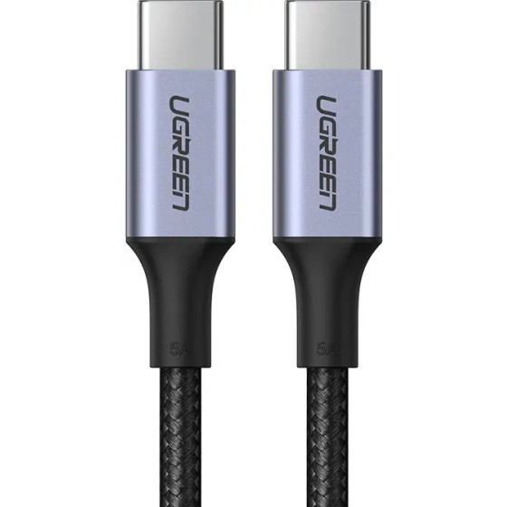 Ugreen US316 90120 USB-C - USB-C Pd Qc Fcp Cable 100W 5A 480Mb/s 3m - Gray - (6957303891207)
