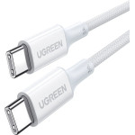 Ugreen US557 USB-C / USB-C Pd Cable 100W 1m - White - (15267-ugreen)