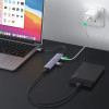Ugreen Usb Hub Splitter - 4x Usb 3.0 Gray (CM473 20805) - (20805-ugreen)