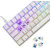White Shark Mechanical Keyboard Blue Switch GK-004221 White - (SHINOBI-2-W-US-BLUE.SW)