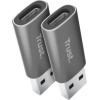 Trust Calyx USB-A To USB-C Adapter 2PAck - (25573)