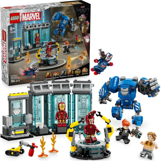 Lego Marvel: Iron Man�s Laboratory - Hall Of Armor (76315)