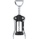 Alpina - Corkscrew / stainless steel wine opener 17 cm (black / silver) - (871125217025)