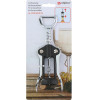 Alpina - Corkscrew / stainless steel wine opener 17 cm (black / silver) - (871125217025)