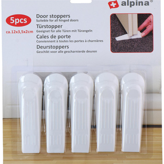 Alpina - Door stopper 5 pcs. (white) - (871125224904)