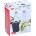 Alpina - Glass bottle with cork for oil/vinegar 250ml 2 pcs. - (E8711252474106)