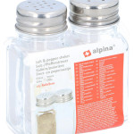 Alpina - Salt and pepper shakers in glass 2 pc. - (871125214806)