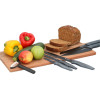 Alpina - Stainless steel INOX knife set 6 pcs. (Black) - (8711252067636)