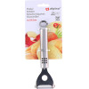Alpina - Stainless steel vegetable peeler 18,5 cm (silver) - (871125210798)