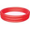 Bestway - 3-chamber inflatable pool 152x30cm (Red) - (6942138915662RED)