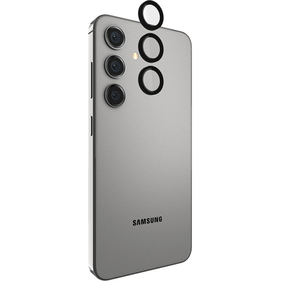 Case-Mate Aluminum Ring Lens Protector - Protective Glass for the camera lens of the Samsung Galaxy S24 (Black) - (CM053404)
