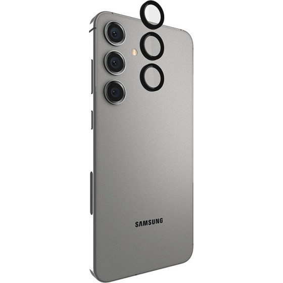 Case-Mate Aluminum Ring Lens Protector - Protective Glass for the camera lens of the Samsung Galaxy S24+ (Black) - (CM053602)