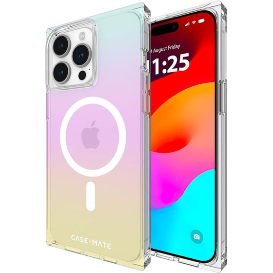 Case-Mate BLOX MagSafe - iPhone 15 Pro Max Case (Rainbow Frosting) - (CM051862)