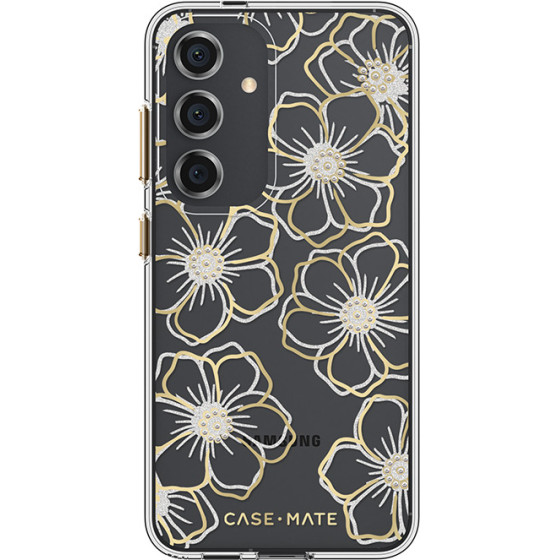 Case-Mate Floral Gems - Case for Samsung Galaxy S24 (Gold) - (CM053432)