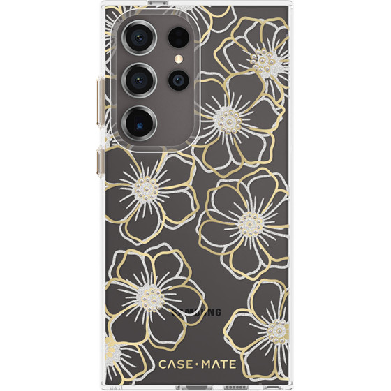 Case-Mate Floral Gems - Case for Samsung Galaxy S24 Ultra (Gold) - (CM053436)