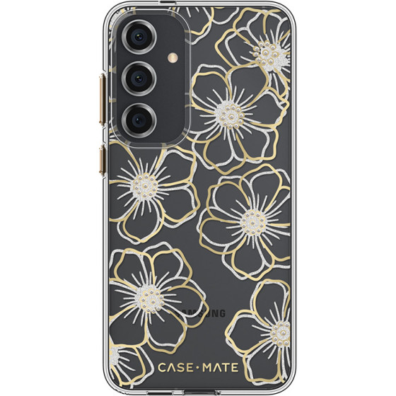 Case-Mate Floral Gems - Case for Samsung Galaxy S24+ (Gold) - (CM053434)