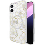 Case-Mate Floral Gems MagSafe - Case for iPhone 16 Plus (Gold) - (CM054374)
