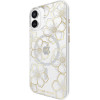 Case-Mate Floral Gems MagSafe - Case for iPhone 16 Plus (Gold) - (CM054374)