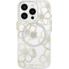 Case-Mate Floral Gems MagSafe - Case for iPhone 16 Pro (Gold) - (CM054416)