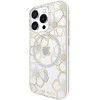 Case-Mate Floral Gems MagSafe - Case for iPhone 16 Pro (Gold) - (CM054416)