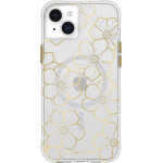 Case-Mate Floral Gems MagSafe - iPhone 15 Plus Case (Gold) - (CM051510)