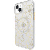 Case-Mate Floral Gems MagSafe - iPhone 15 Plus Case (Gold) - (CM051510)