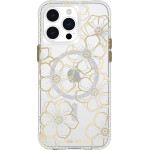Case-Mate Floral Gems MagSafe - iPhone 15 Pro Max Case (Gold) - (CM051604)