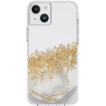 Case-Mate Karat - Case decorated in gold for iPhone 14 Plus (Marble) - (CM049248)