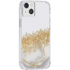 Case-Mate Karat - Case decorated in gold for iPhone 14 Plus (Marble) - (CM049248)